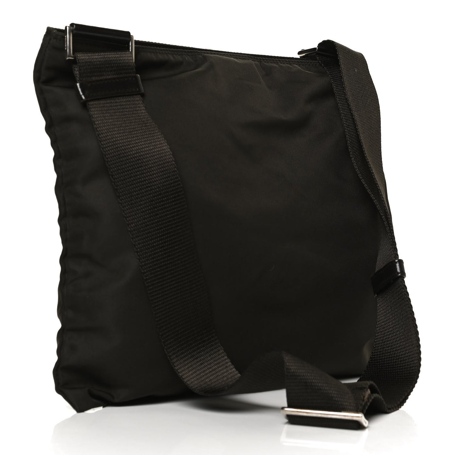 Tessuto Nylon Messenger Bag Brown