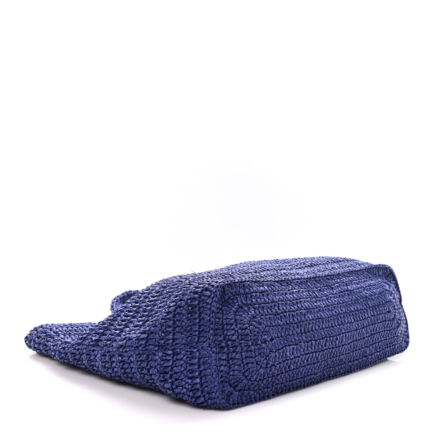 Raffia Rive Gauche Tote Blue