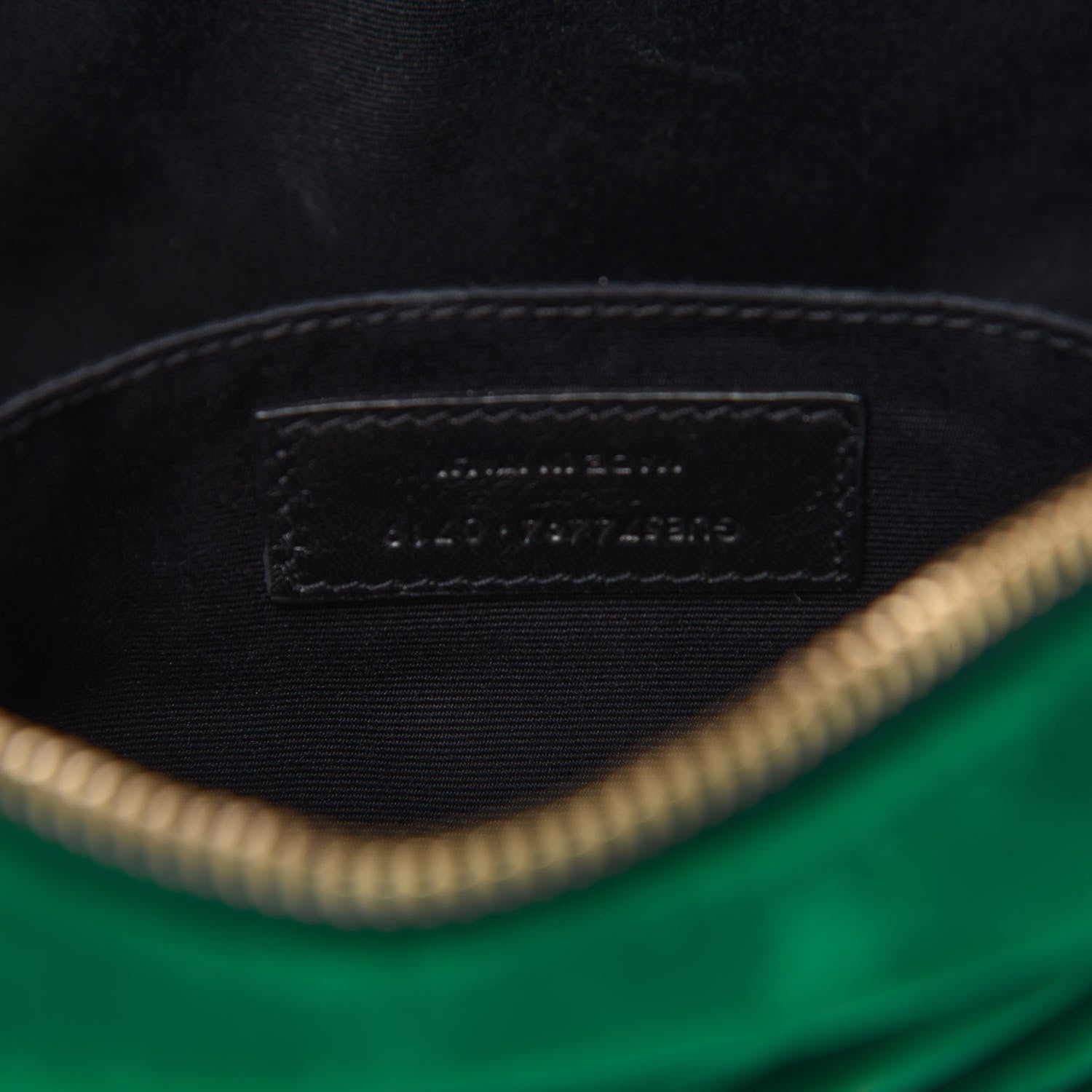 Saint Laurent Velvet Matelasse Monogram Lou Camera Bag Deep Malachite 9 of 10