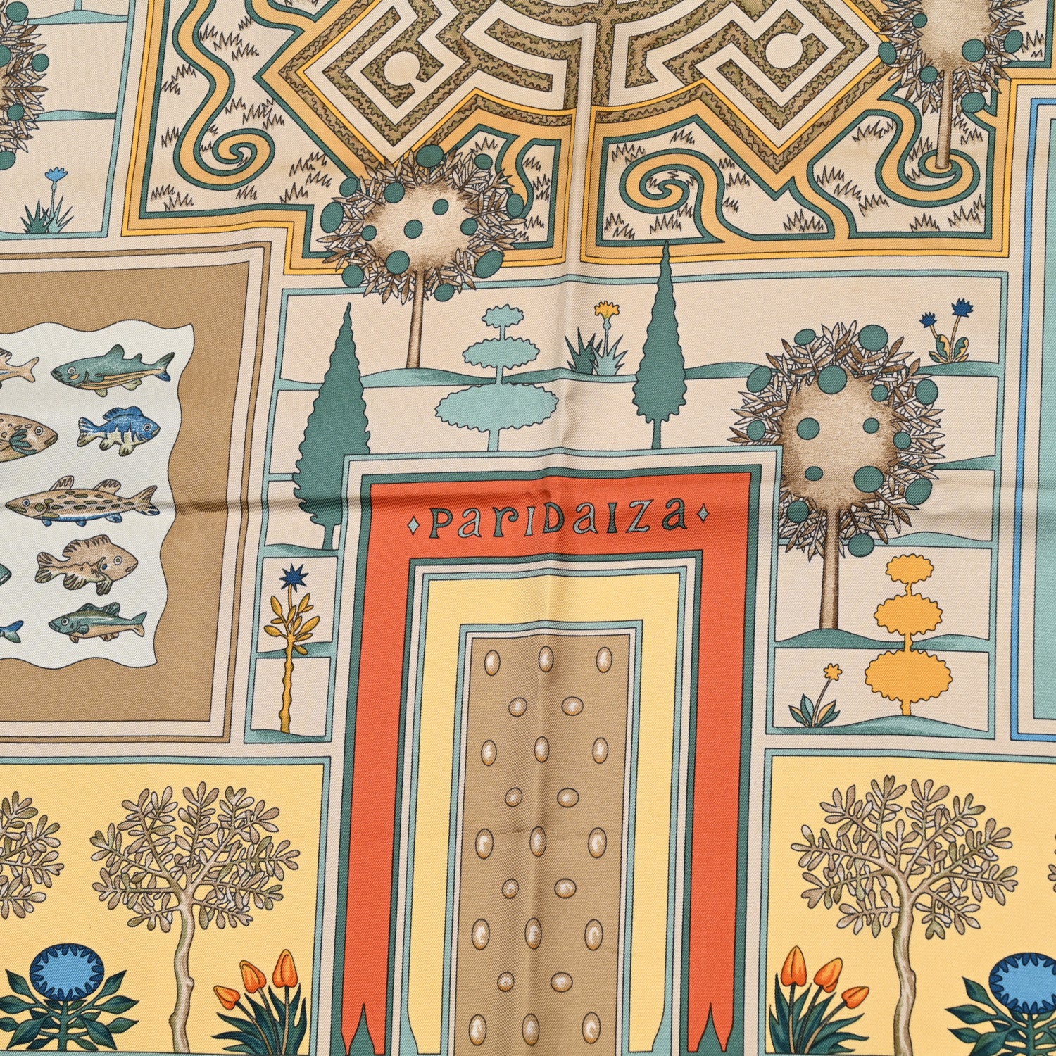 Hermes Silk PariDaiza Scarf 90 5 of 5