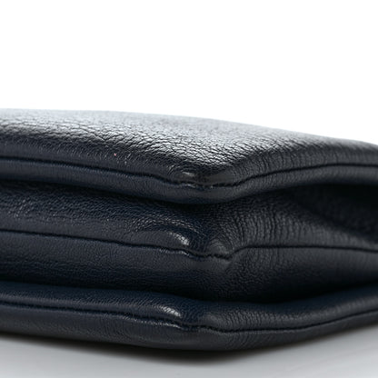 Celine Goatskin Large Trio Crossbody Bag Dark Blue 12 of 12