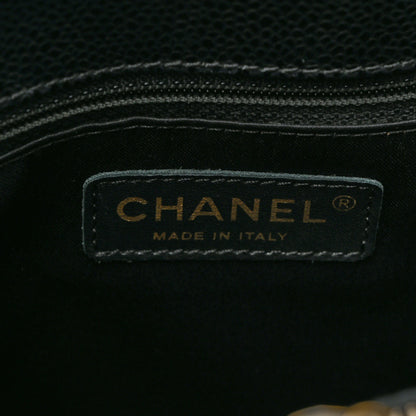 Chanel Caviar Quilted Grand Shopping Tote GST Black 6 of 12