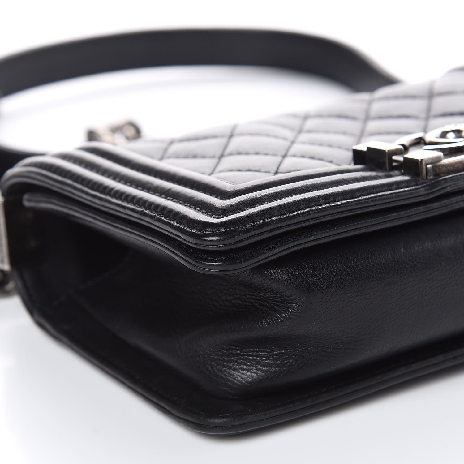 Chanel Calfskin Quilted Small Boy Flap Black 9 of 14