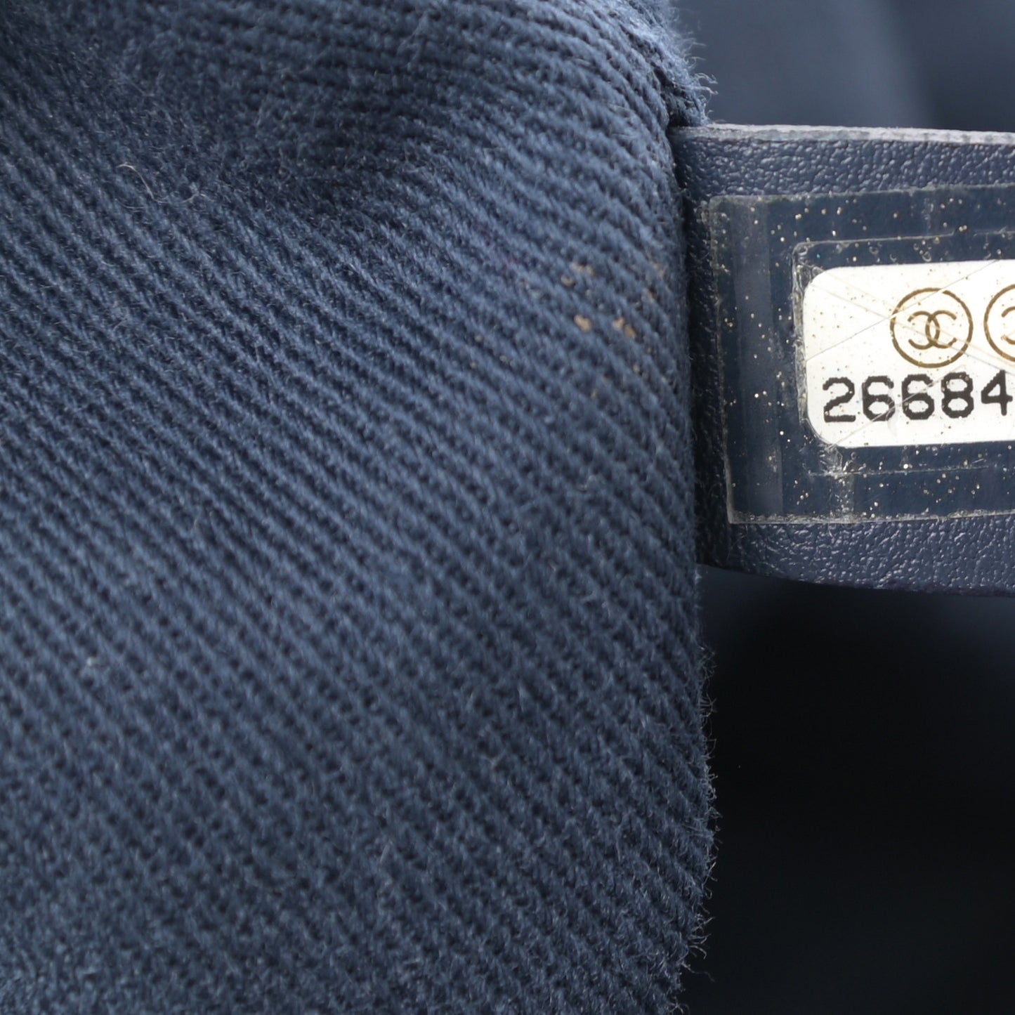Canvas Extra Large Double Face Shopping Tote Navy