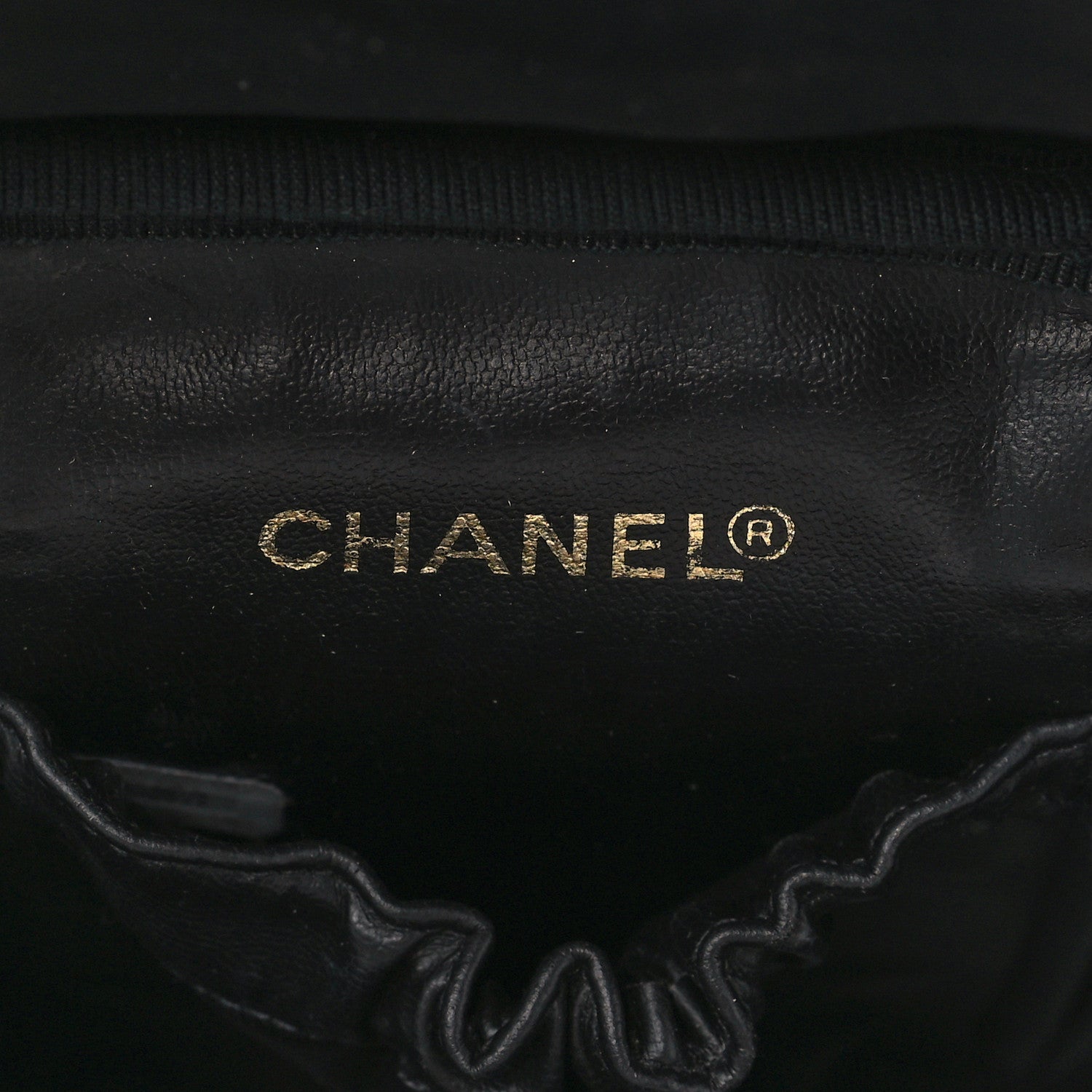 Chanel Caviar Vanity Cosmetic Case Black 7 of 10