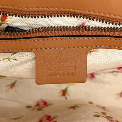 Gucci Raffia Elaphe Matelasse Small GG Marmont Shoulder Bag Natural Cream Brown 6 of 11