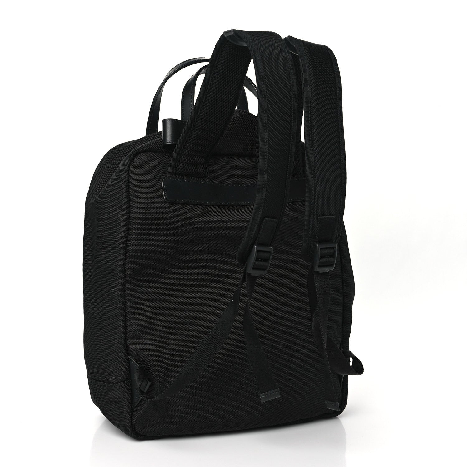 Gucci Techno Canvas Appia Calfskin Web Tote Backpack Black 3 of 10