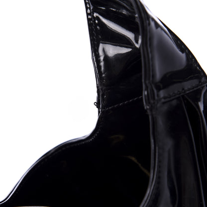 Valentino Garavani Patent Lacca Small Nuage Bow Hobo Black 7 of 12