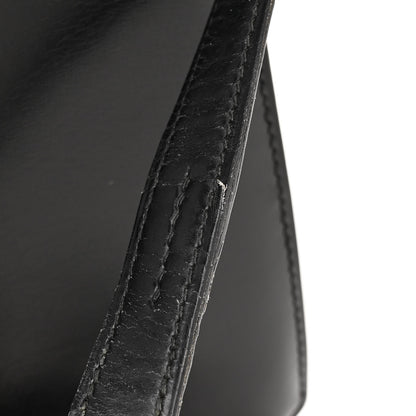 Hermes Box Kelly Cadena Lock Shoulder Bag Black 12 of 14