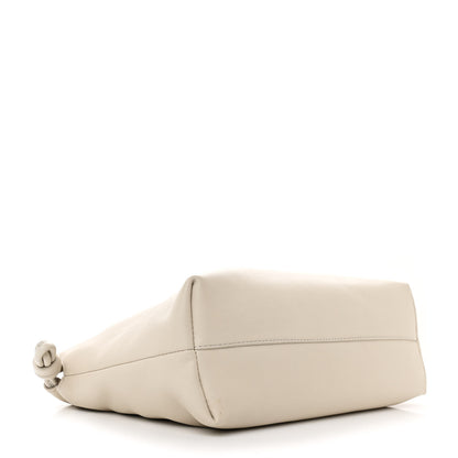 Loewe Mellow Nappa Medium Donut Chain Flamenco Knot Clutch Sea Salt 4 of 11