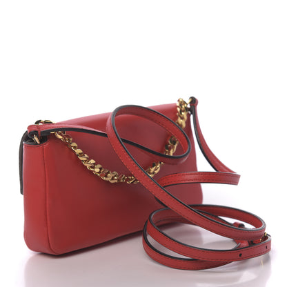 Fendi Nappa Rabbit Fox Fur Micro Buggie Baguette Fiamma Rosa 3 of 12