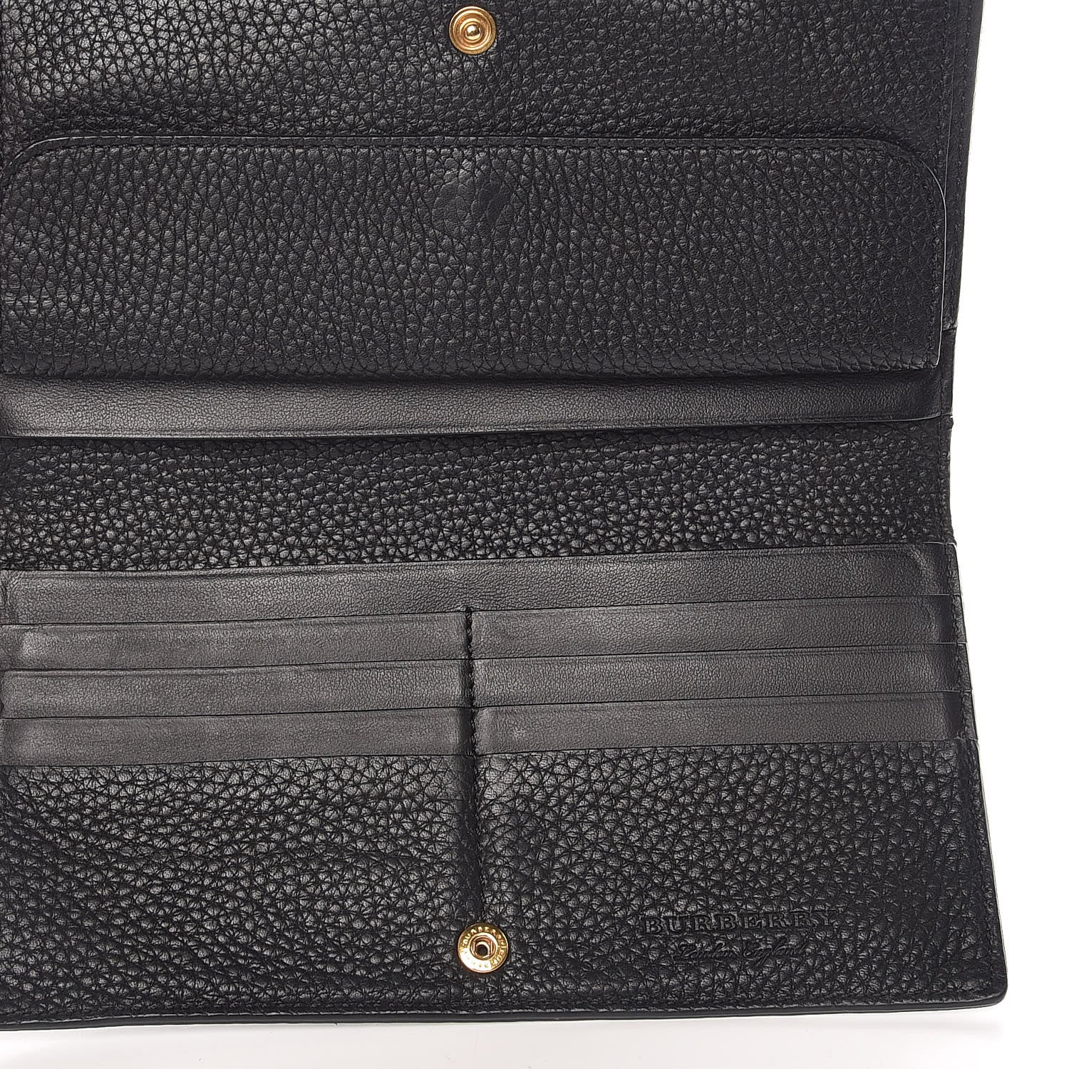Burberry Calfskin Hastings Continental Wallet Black 5 of 15