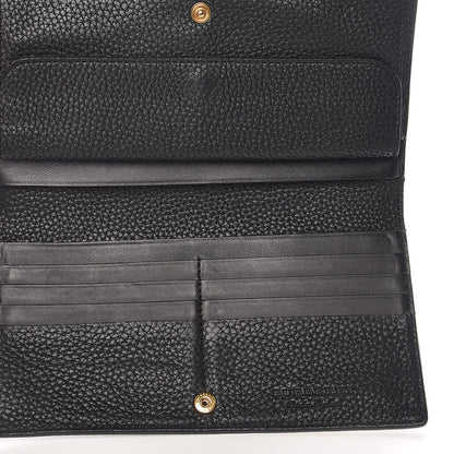 Burberry Calfskin Hastings Continental Wallet Black 5 of 15