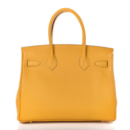 Hermes Togo Birkin 30 Jaune Ambre 4 of 35