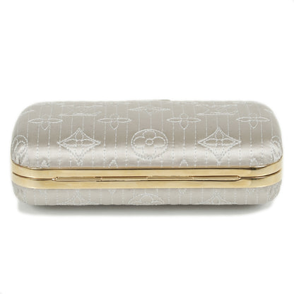 Louis Vuitton Monogram Motard Minaudiere Clutch Pearl 3 of 11