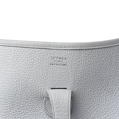 Hermes Taurillon Clemence Evelyne GM Bleu Arctic 6 of 23