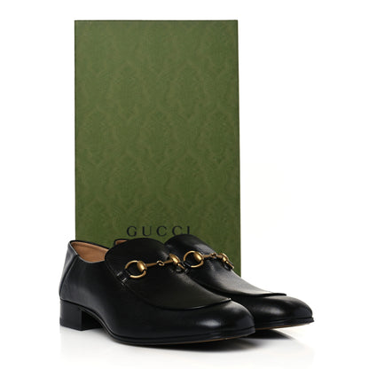 Gucci Goatskin Mens Horsebit Loafers 8.5 Black 9 of 9