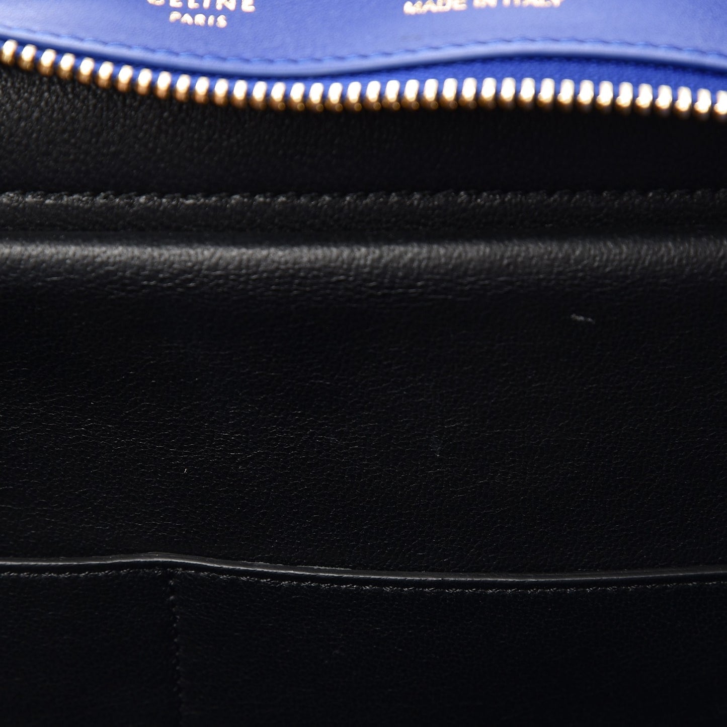 Smooth Calfskin Small Tri-Color Trapeze Black