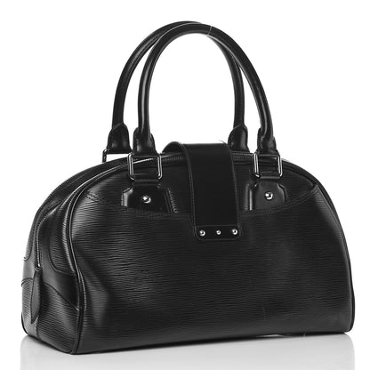 Louis Vuitton Epi Bowling Montaigne GM Black 3 of 10