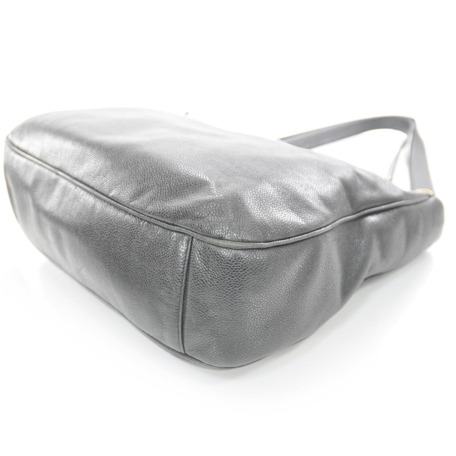 Chanel Caviar CC Shoulder Bag Black 6 of 11