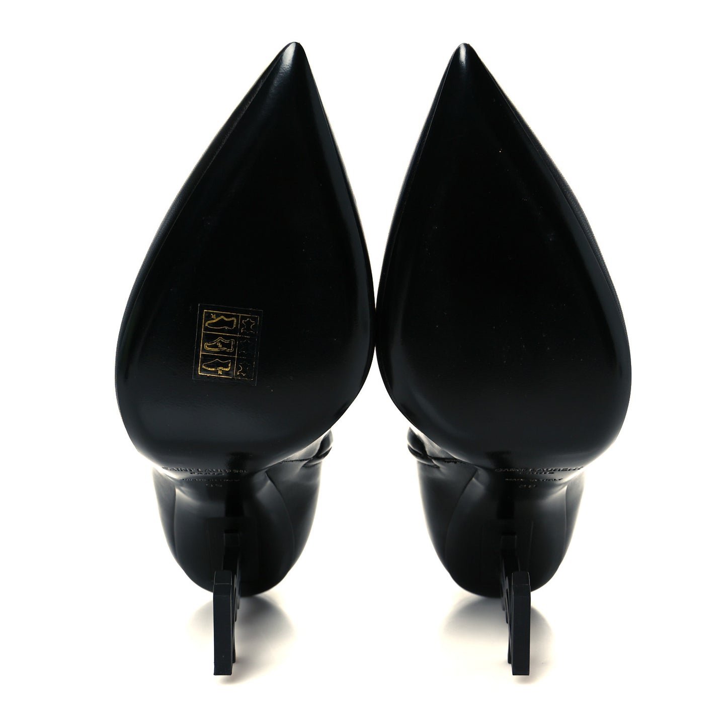 Calfskin Opyum Ankle Boots 39 Black