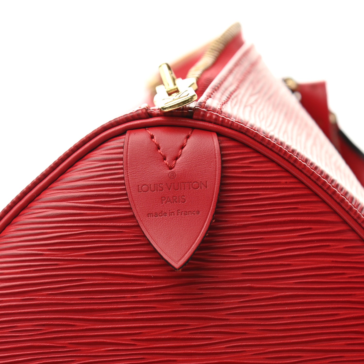Louis Vuitton Epi Keepall 45 Castillan Red 5 of 10