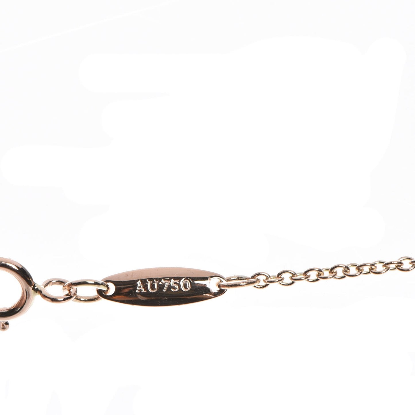 18K Rose Gold Elsa Peretti Open Heart Necklace