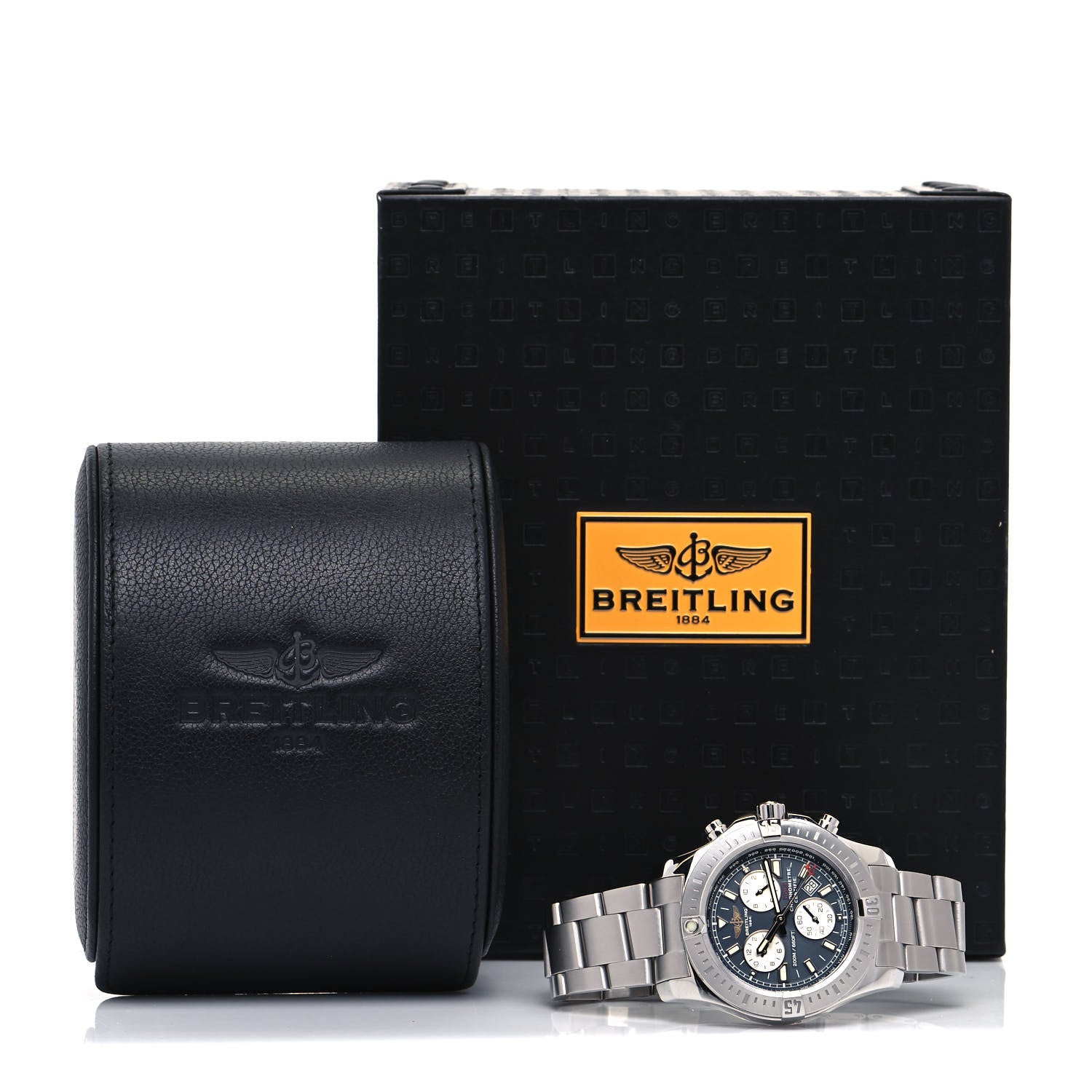 Breitling Stainless Steel 44mm Colt Chronograph Quartz Watch Blue A73388 5 of 5