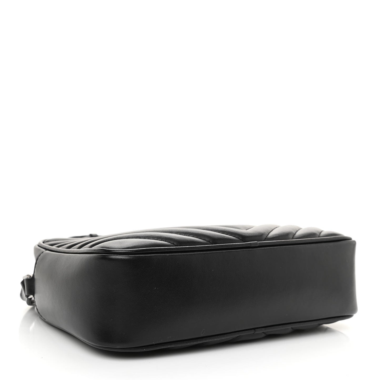 Calfskin Matelasse Monogram Lou Camera Bag Black