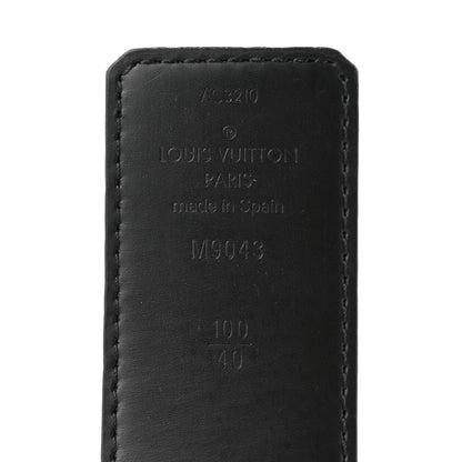 Louis Vuitton Monogram Eclipse Taigarama 40mm LV Initiales Reversible Belt 100 40 Black 3 of 7