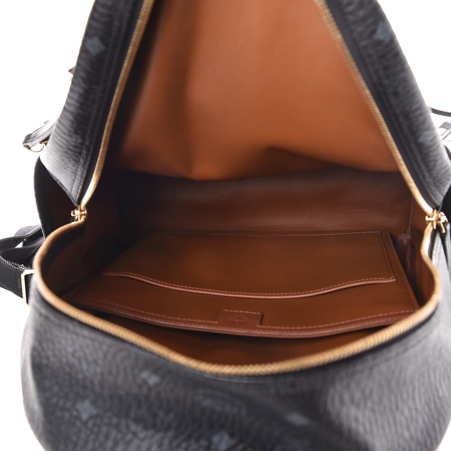 MCM Visetos Medium Studded Dual Stark Backpack Black 5 of 12
