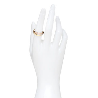 Cartier 18K Pink Yellow White Gold Small Trinity Ring 54 6.75 2 of 5