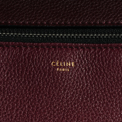 Celine Grained Calfskin Medium Edge Shoulder Bag Blood 5 of 9