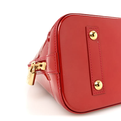 Louis Vuitton Vernis Alma PM Pomme D'Amour 8 of 9