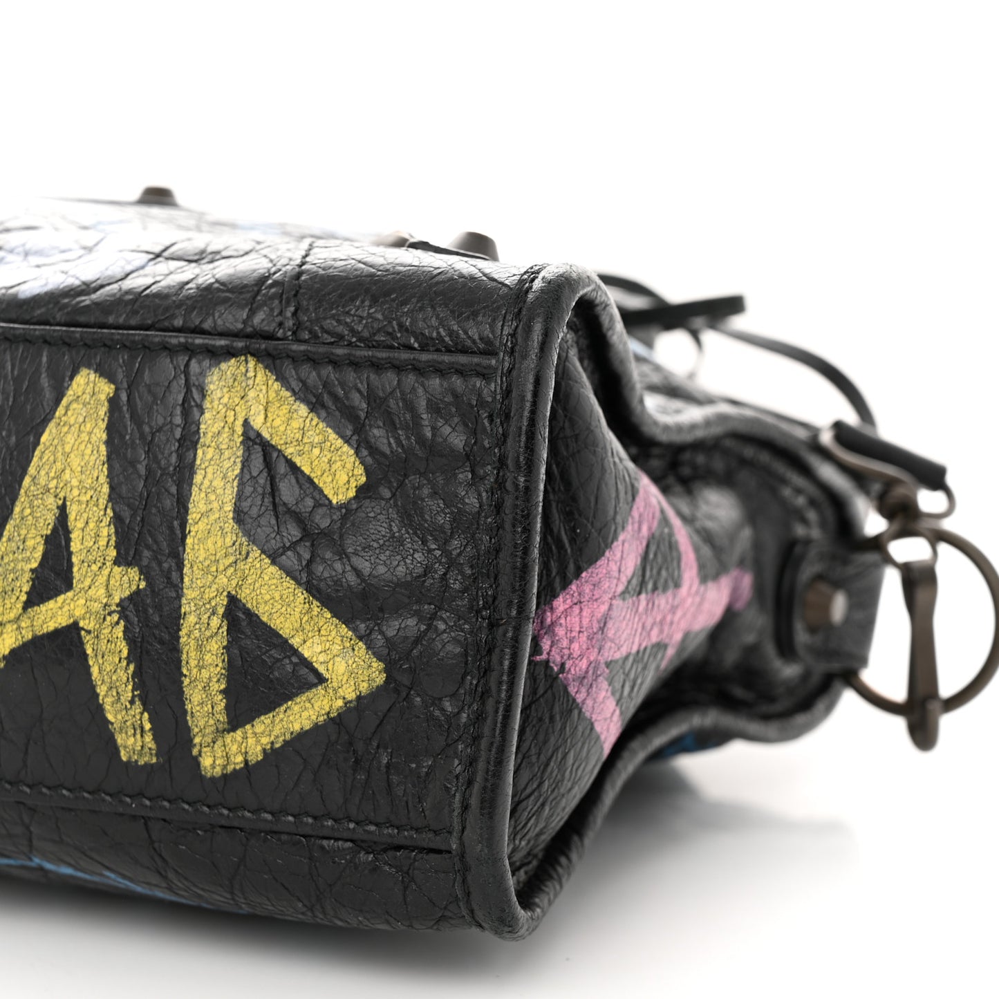 Agneau Graffiti All Over Classic Hardware S City Black Multicolor