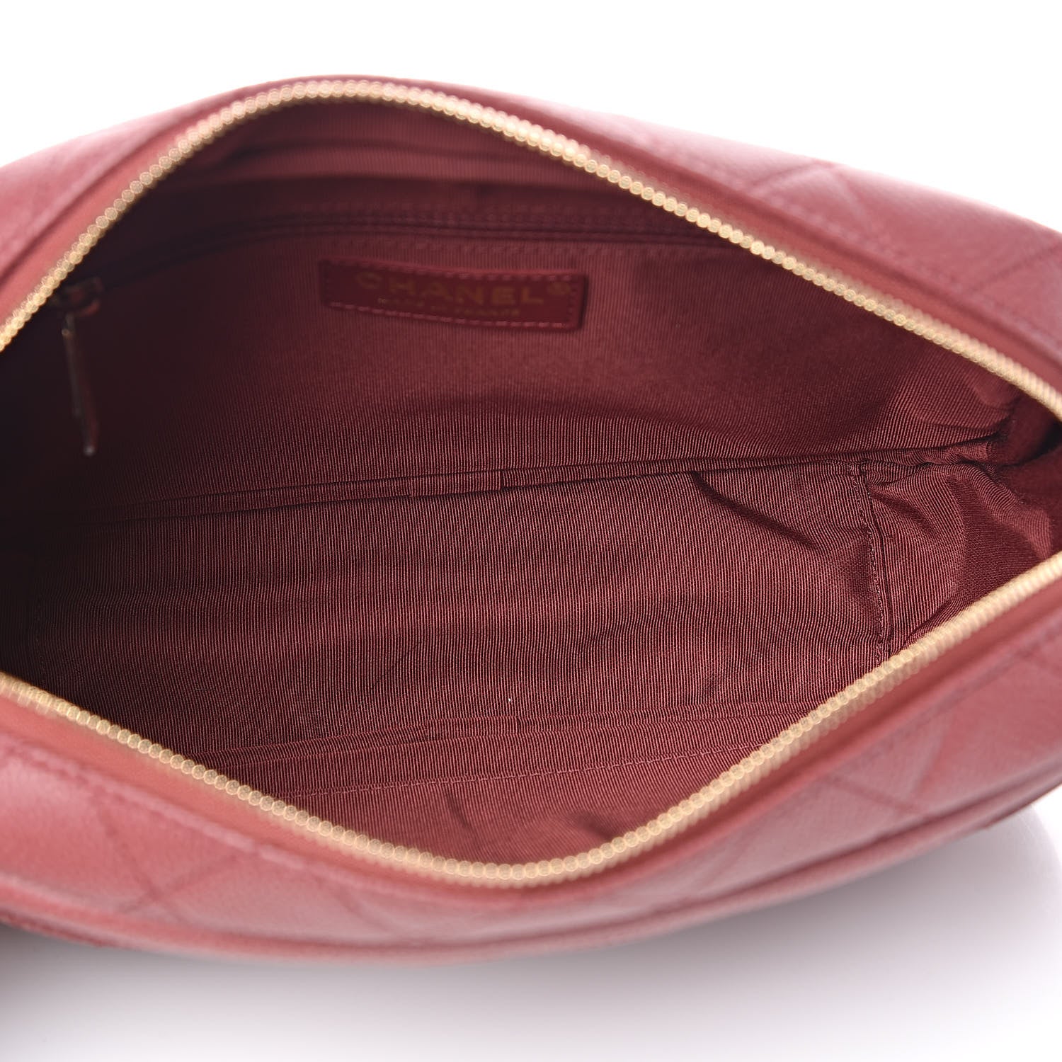 Chanel Caviar Quilted Medium Coco Tassel Camera Case Burgundy 5 of 10