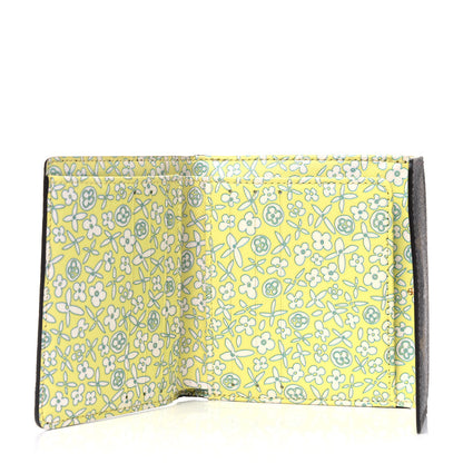 Louis Vuitton Monogram Fleuri Elise Wallet Vert 4 of 5