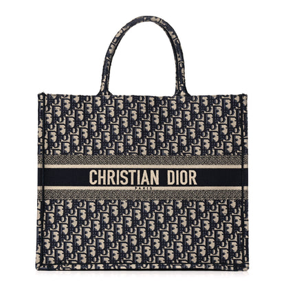 Christian Dior Oblique Book Tote Blue Multicolor 1 of 14