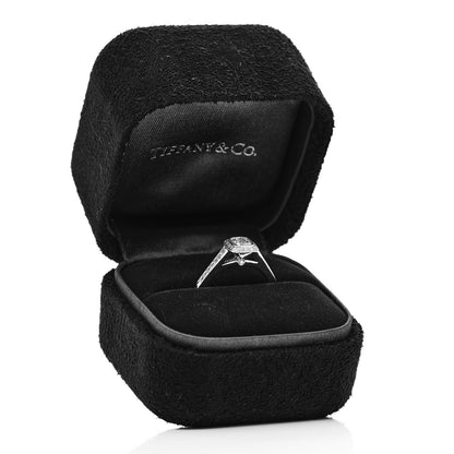 Tiffany Platinum Diamond .41ct Legacy Engagement Ring 52 6 9 of 9