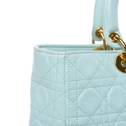 Christian Dior Lambskin Cannage Large Lady Dior Light Blue 12 of 12