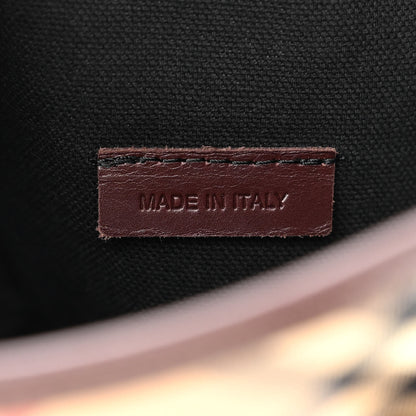 Burberry Haymarket Check Studded Tote Chocolate 7 of 11