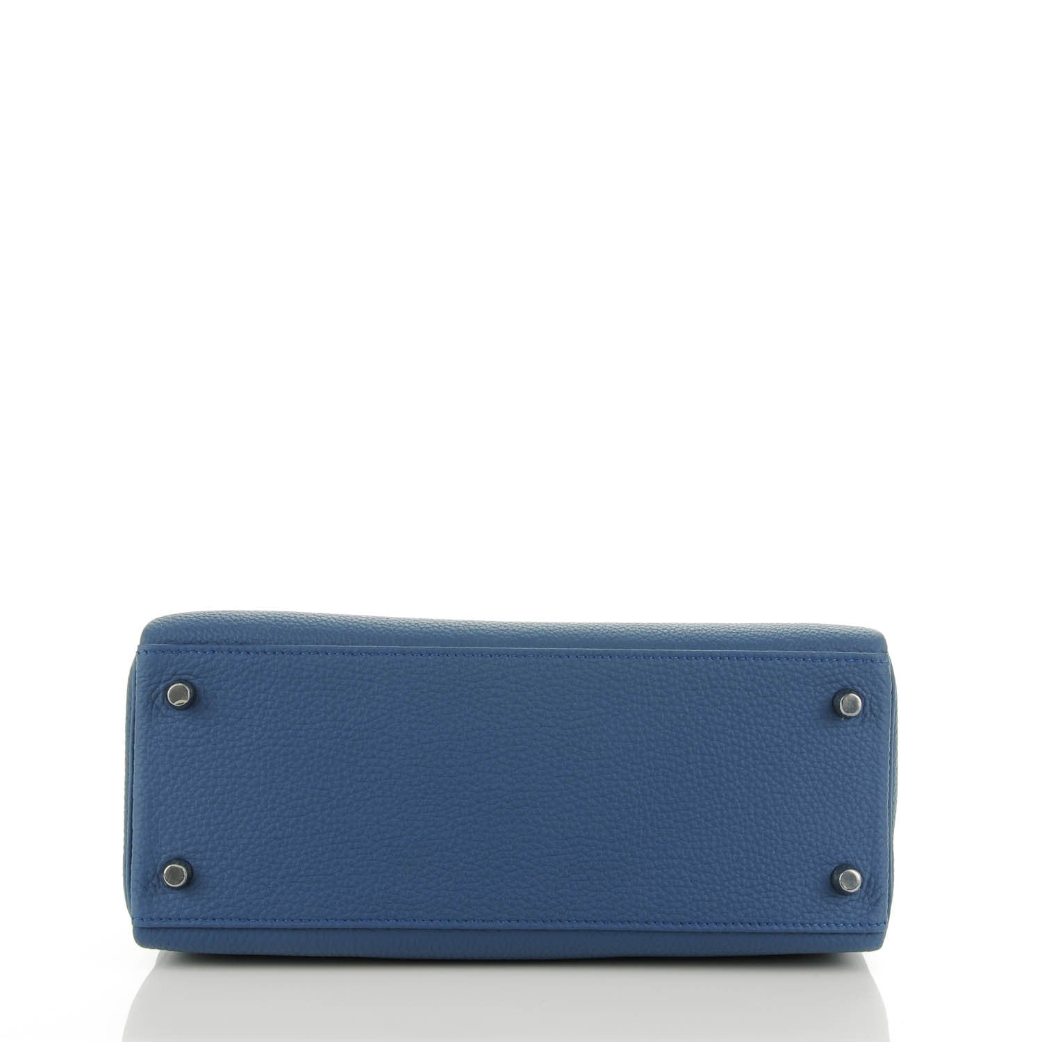 Hermes Togo Kelly Retourne 28 Bleu Agate 6 of 22