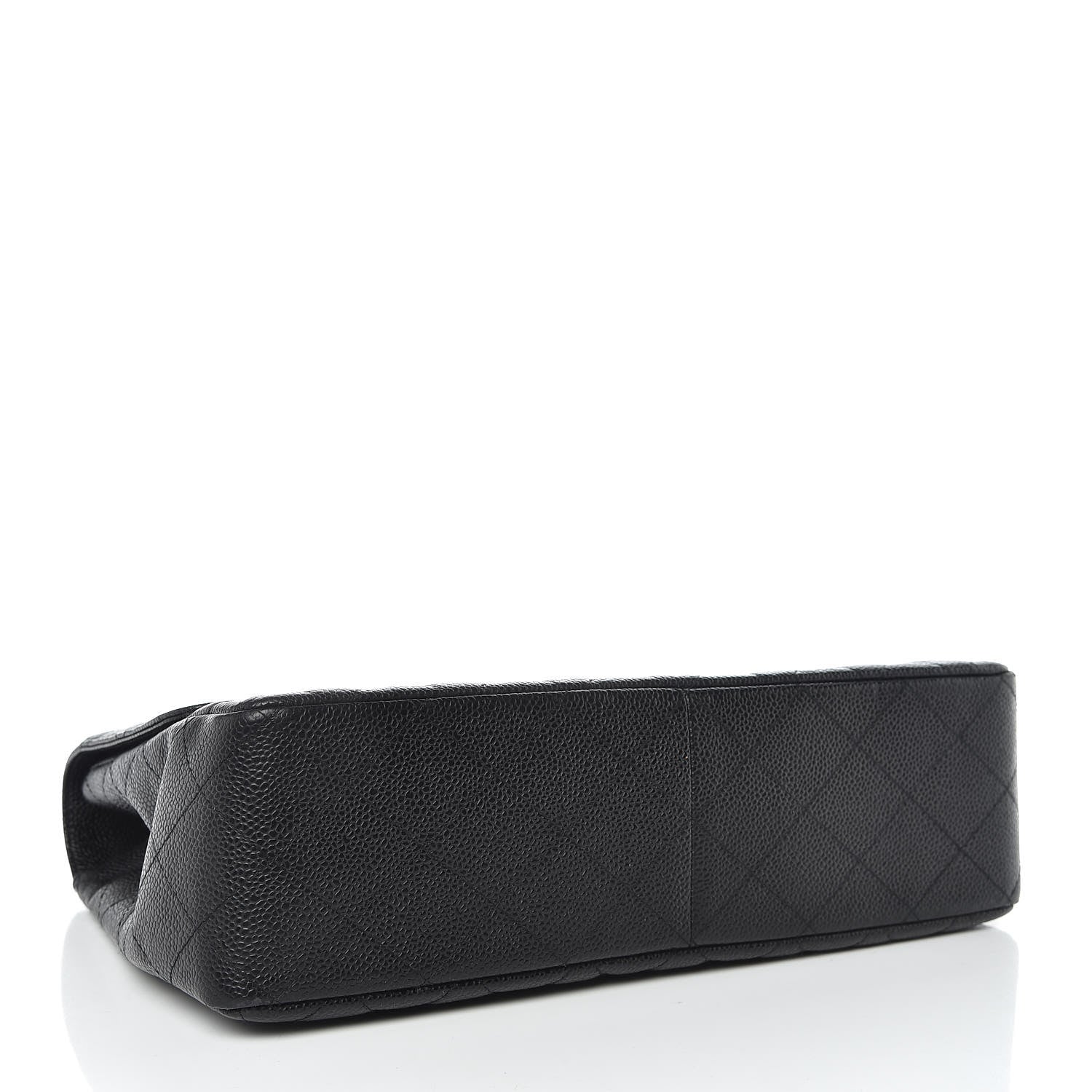 Chanel Caviar Quilted Jumbo Single Flap Black 5 of 14