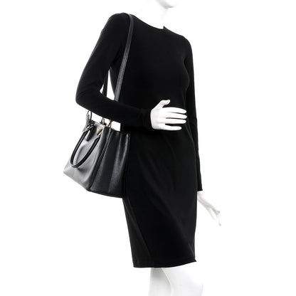 Prada Saffiano Lux Medium Tote Nero Black 2 of 10