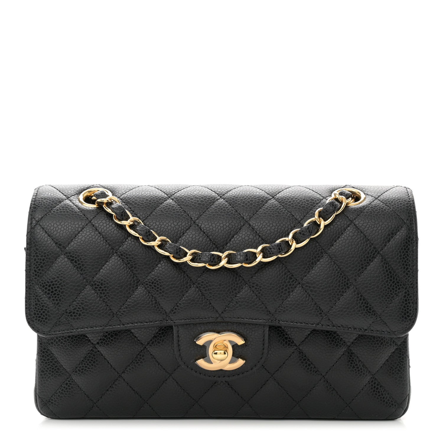 Chanel Caviar Quilted Small Double Flap Black 1 of 11