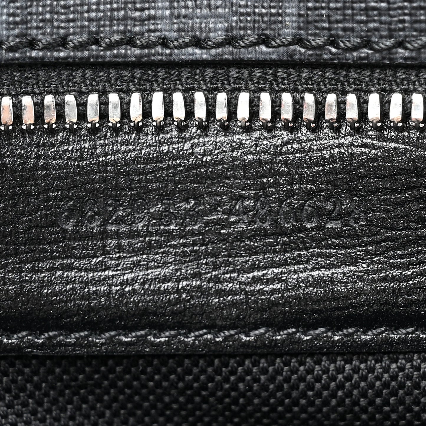 GG Supreme Monogram Textured Calfskin Retro Interlocking G Belt Bag Black