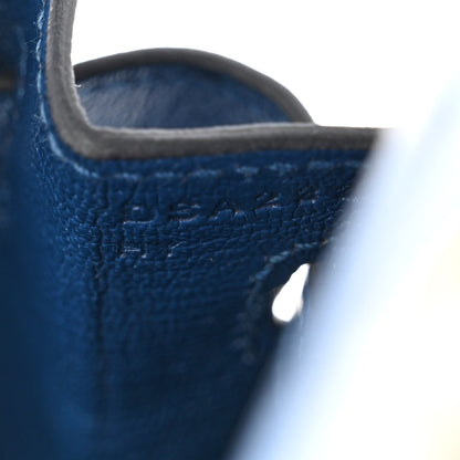 Hermes Ostrich Birkin 25 Deep Blue 7 of 11