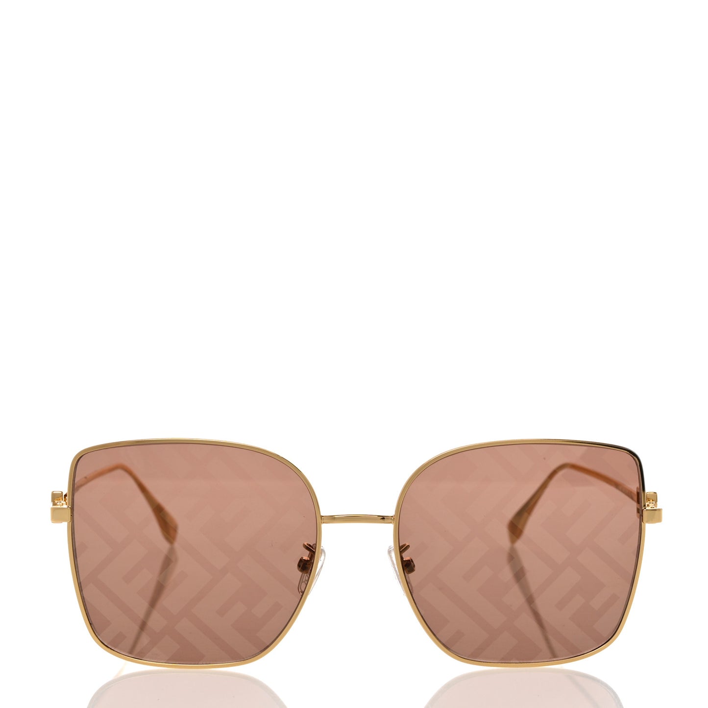 Metal Fendi Forever Sunglasses FE40013U Pink Gold