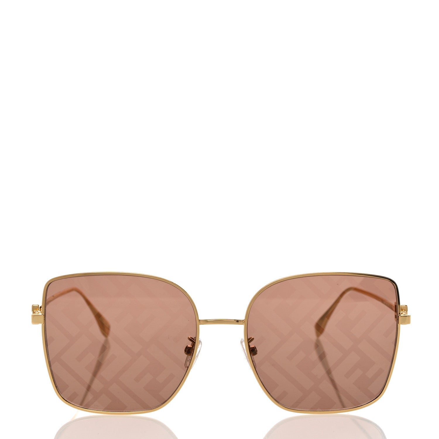 Fendi Metal Fendi Forever Sunglasses FE40013U Pink Gold 2 of 8