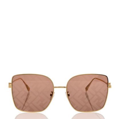 Fendi Metal Fendi Forever Sunglasses FE40013U Pink Gold 2 of 8